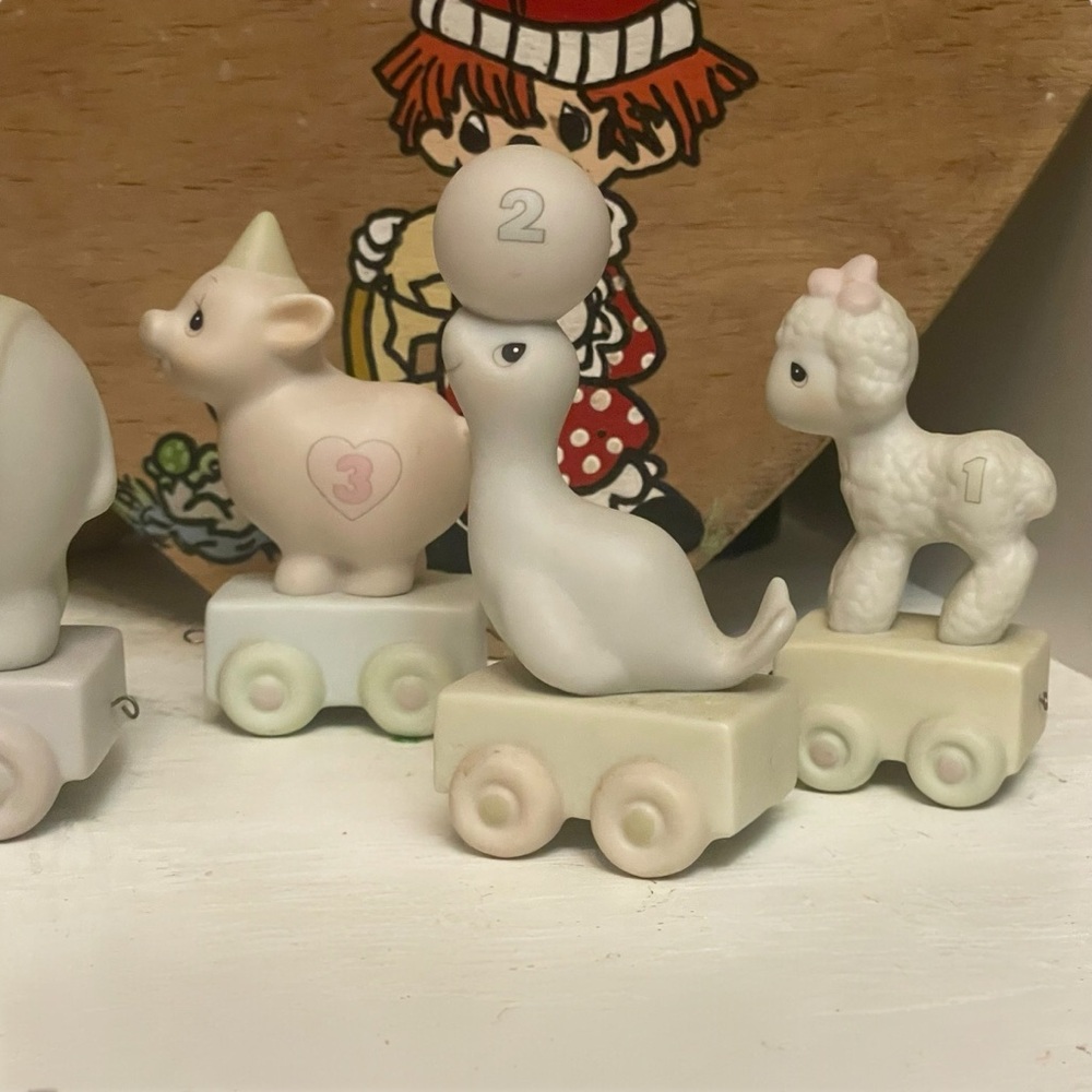 Precious Moments Birthday Train Figurines #1–6 - Picture 5 of 7